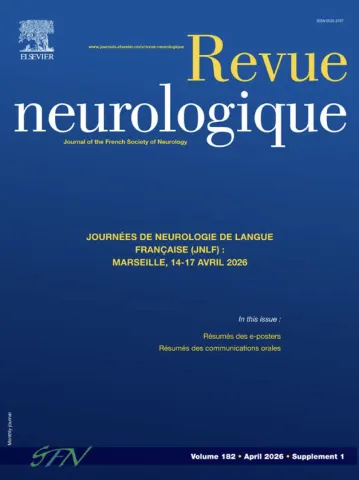 Revue neuro 2026