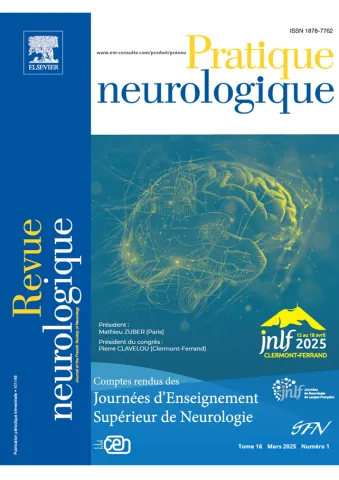 JNLF_2025_Hors Série_Pratique-Neurologique